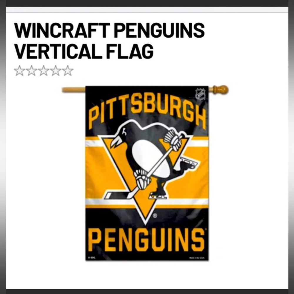 Pittsburgh Penguins Flag NHL Hockey Sports Team